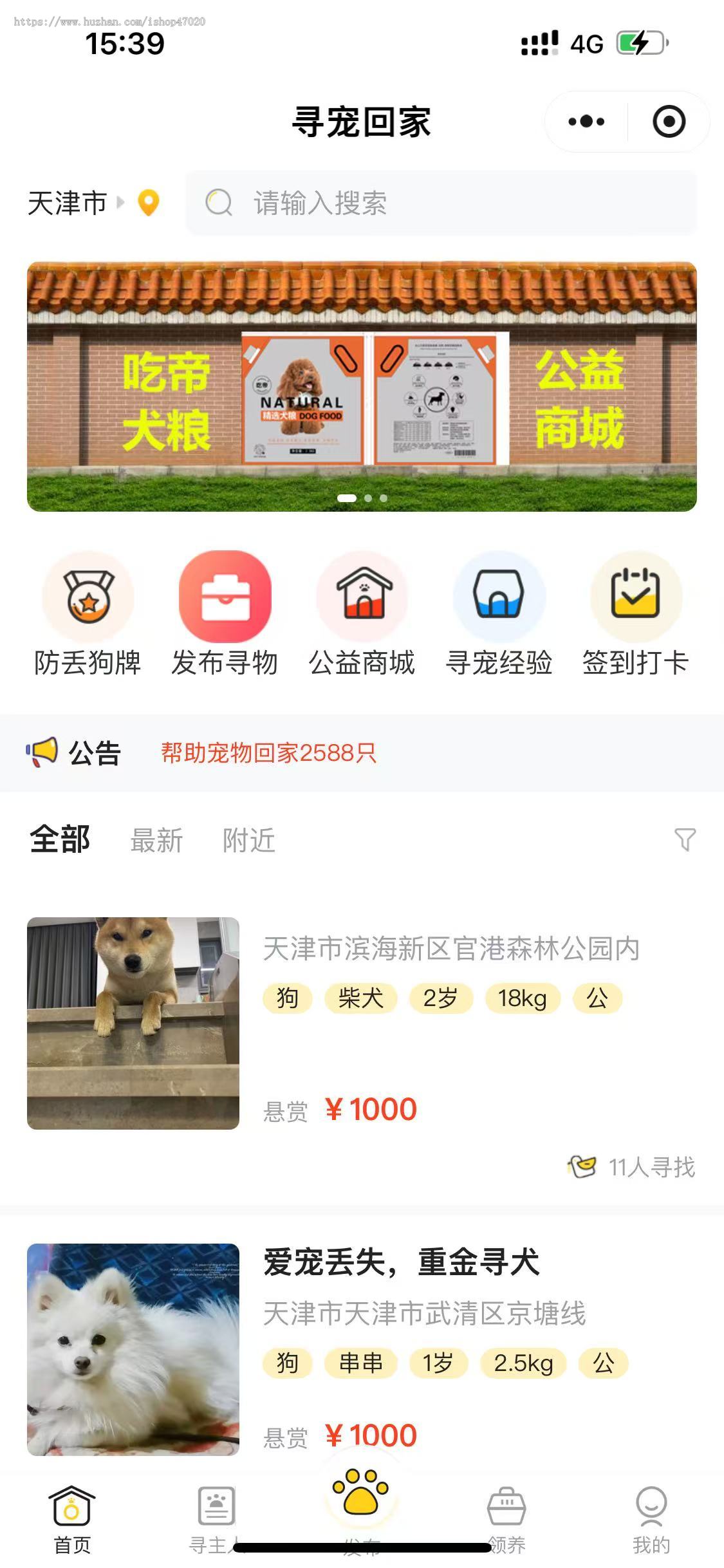 2026智慧AI宠物寻宠系统送养领养宠物软件防丢宠物牌宠物档案系统源码可二开