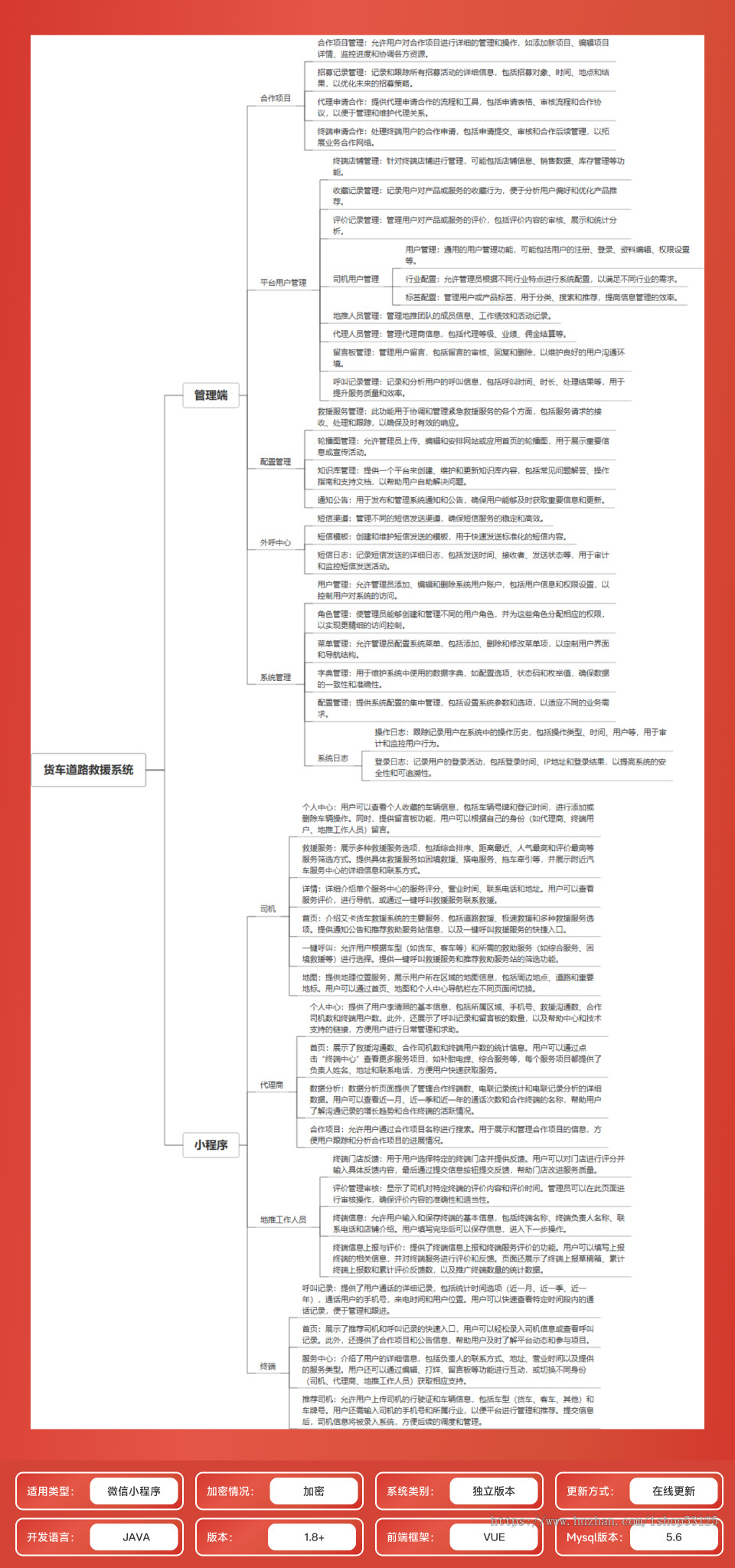 货车道路救援/司机用户管理/救援服务/车辆管理