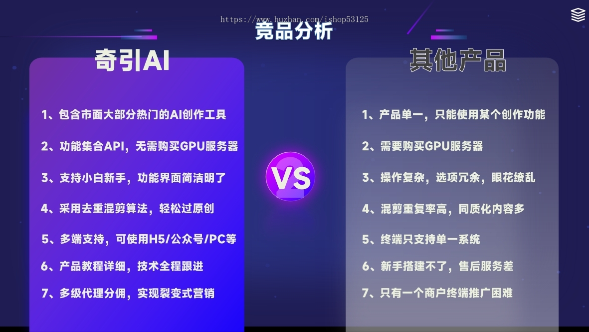 奇引AI 大模型 AI绘画 老照片修复上色 UGC裂变码 短视频抖音矩阵 爆店码 视频混剪 视频剪辑