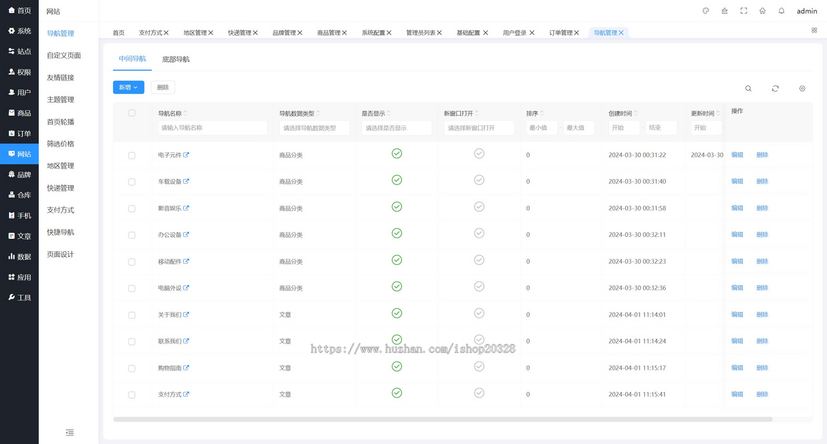 B2C在线购物商城系统源码 企业外贸电子商务平台搭建支持游客购买【YZ37】