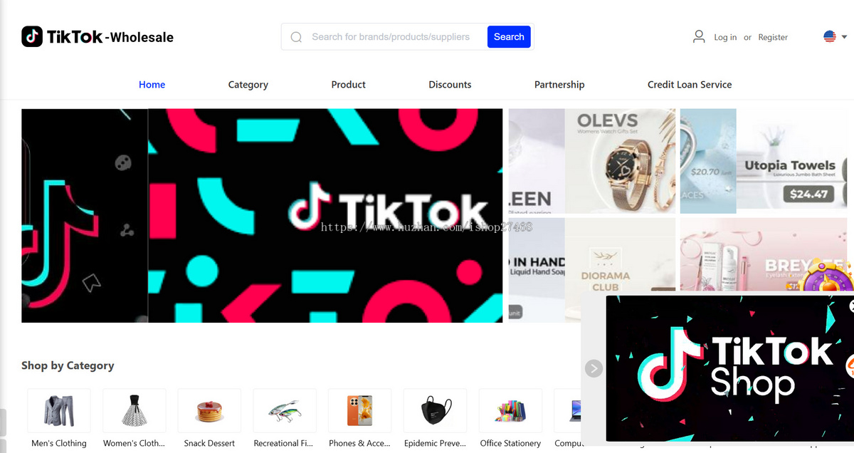 【全开源】Java多语言tiktok跨境电商外贸商城TikTokshop内嵌商城|商家入驻一键铺货