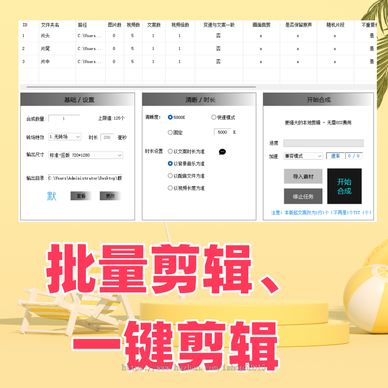 抖音矩阵管理系统 多平台一键发Ai批量剪辑关键词优化文案图工具