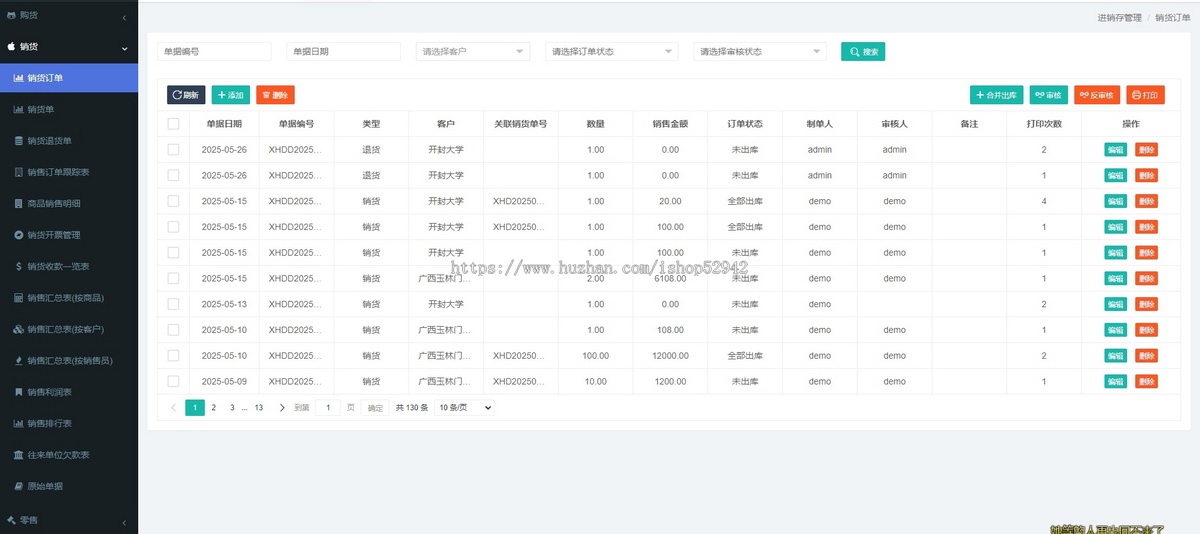[运营版]企业级ERP进销存仓库管理扫码枪办公采购销售资金管理工厂生产多端小程序源码