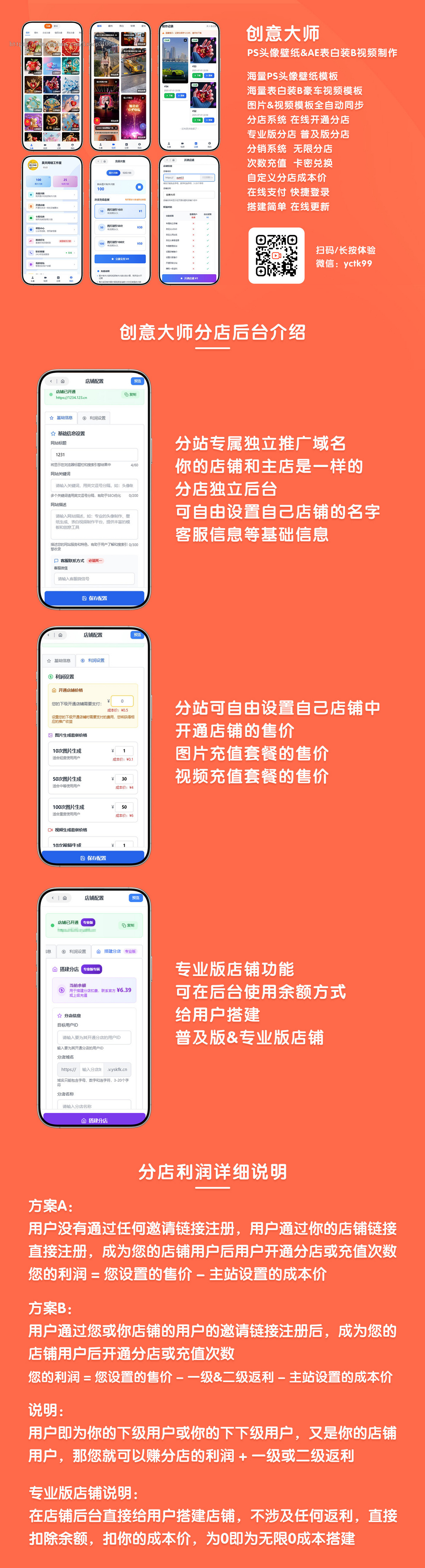 头像在线生成制作表白装B炫富视频在线生成PSAE在线生成系统无限双版本分站