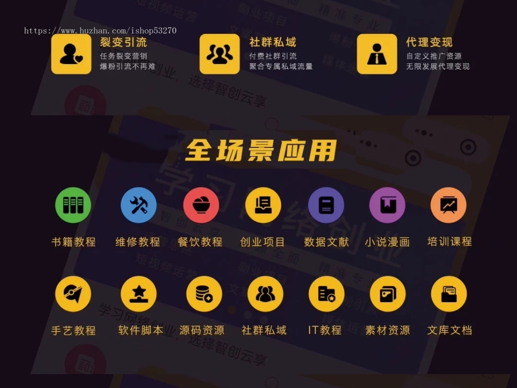 2025智创云享知识付费系统搭建小程序源码流量主支持分站源码