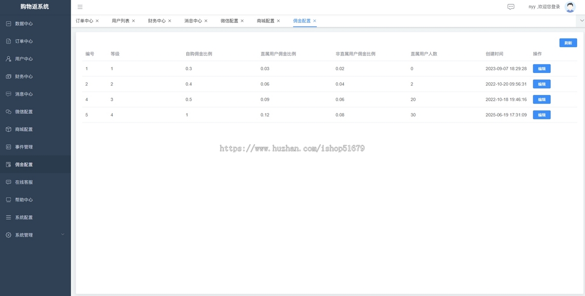 购物返利商城小程序系统源码