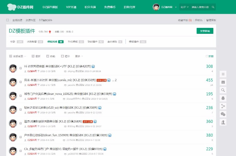 DZ模板插件【整站】源码