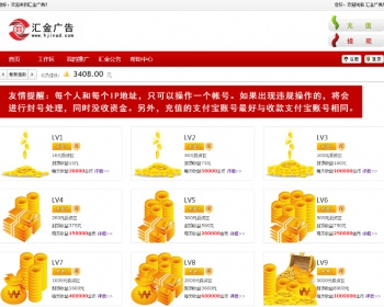 点击广告赚钱源码，灰色网络赚钱联盟源码、PHP广告任务网源码 金融投资源码，投资分红
