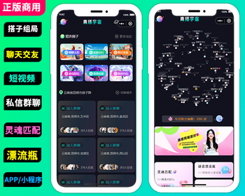搭子组局交友聊天小程序/APP源码
