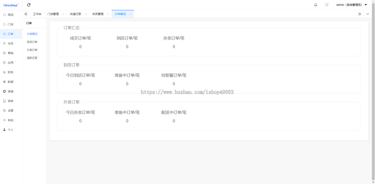 连锁点餐系统-PHP