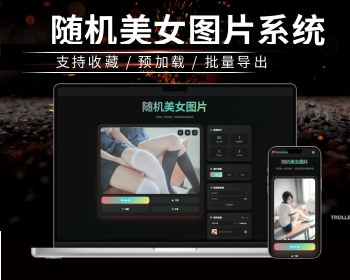 多端适配的随机美女图片系统 | 支持收藏/预加载/数据统计 【完整源码】