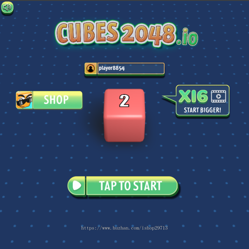HTML5休闲小游戏《方块2048IO》带广告接口