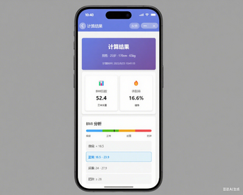 体脂计算器抖音快手微信小程序看广告流量主开源
