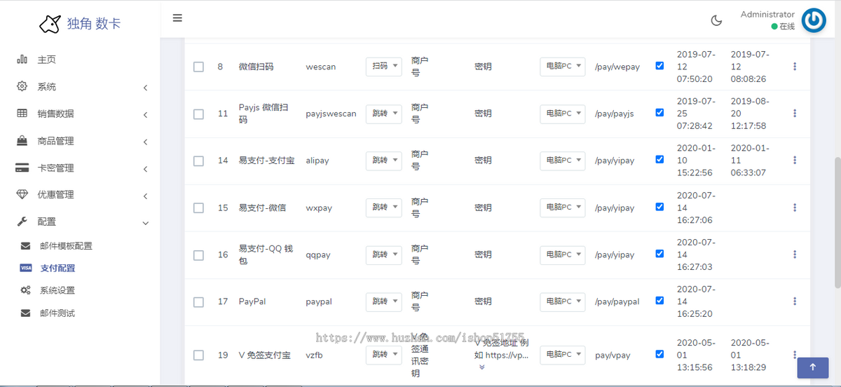 008独角兽数卡(开源版)个人自动发卡系统独角数卡USDT支付接口/实时到账/充值/销售