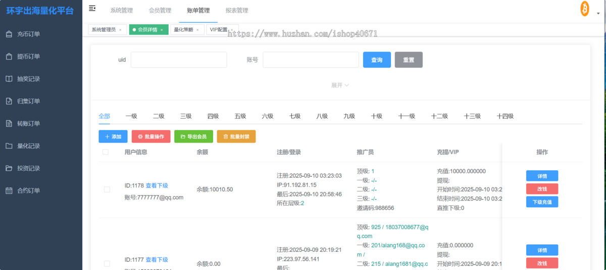 国际版多语言量化交易理财金融/15种语言 | 智能跟单