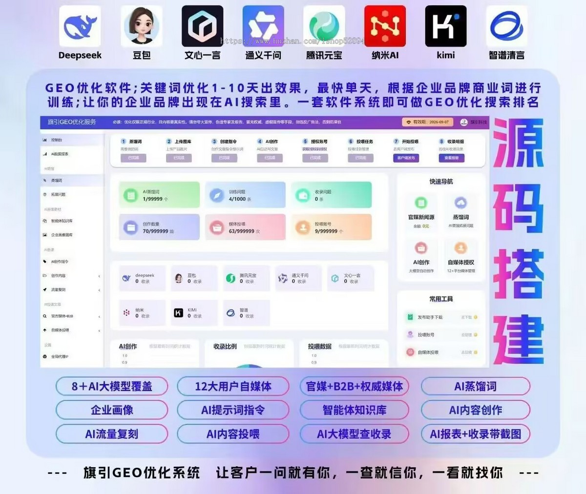 GEO源码部署GEO源码搭建GEO贴牌优化系统代理贴牌部署