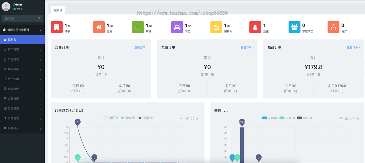智慧小区物业管理小程序源码