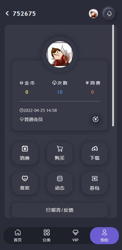 2025原创自适应虚拟资源收费素材软件源码下载站,一对多聊天