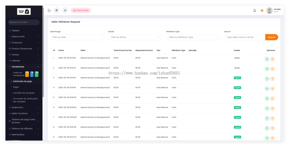 TikToKshop跨境电商H5可封app-多语言海外跨境电商外贸商城商家入驻一键铺