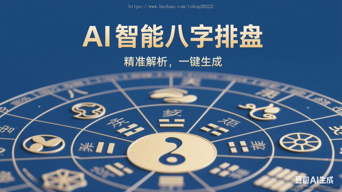ai八字排盘命理抖音快手微信小程序看广告流量主开源