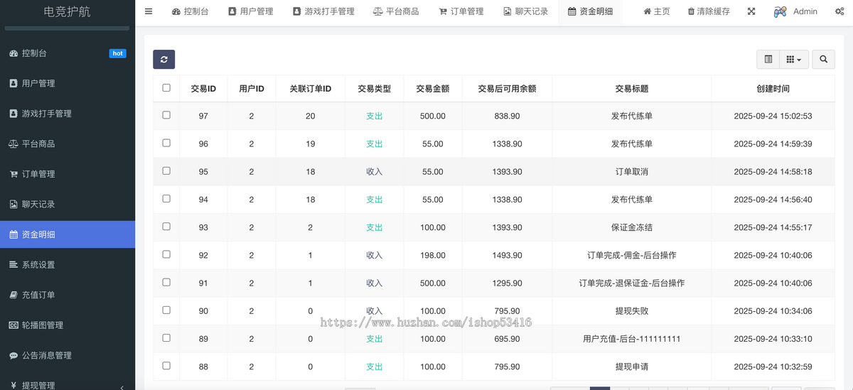 王者荣耀/三角洲/和平精英游戏代练电竞护航系统(带实时通信)