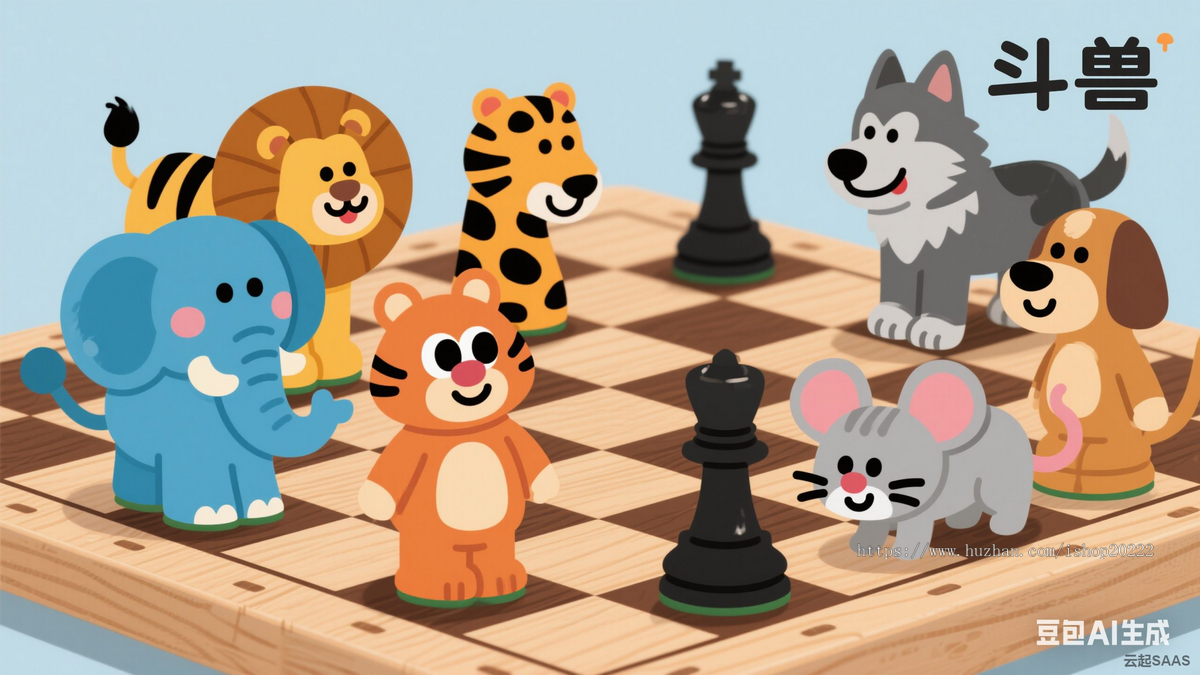 斗兽棋象狮虎豹狼小游戏抖音快手微信小程序看广告流量主开源