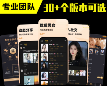 一对一同城交友app语聊软件语音视频付费聊天小程序系统源码小圈娱乐社交阅后即焚软件