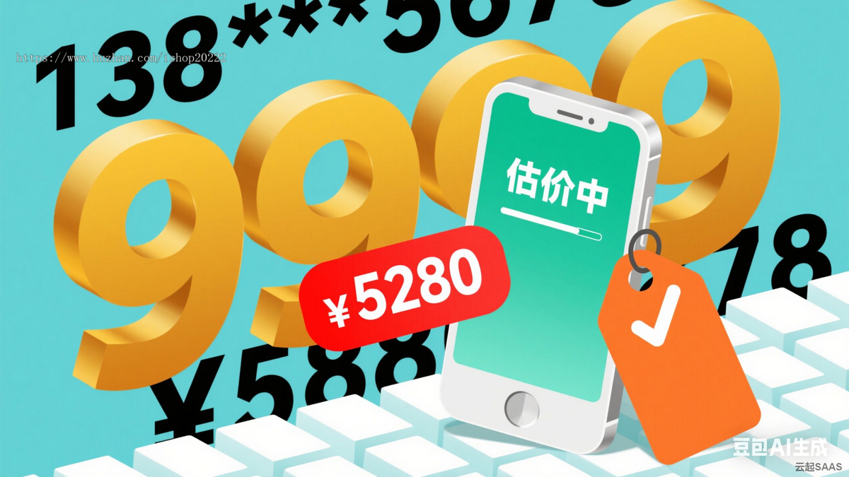 手机号估价抖音快手微信小程序看广告流量主开源