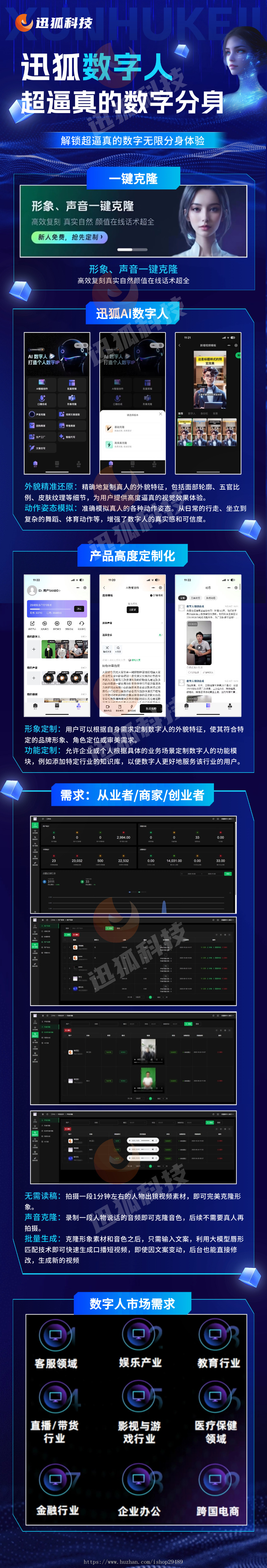 AI数字人OEM源码贴牌系统数字人分身小程序AI数字人短视频123对口型生成数字人口播