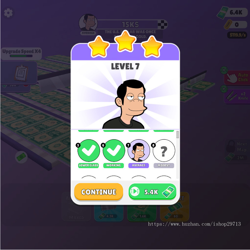 HTML5休闲小游戏《金钱创造者》带广告接口
