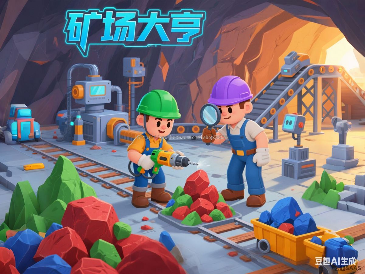 挖W矿矿工矿场小游戏抖音快手微信小程序看广告流量主开源