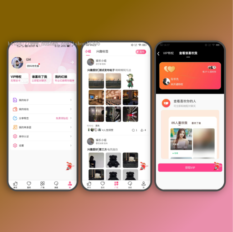 婚恋相亲小程序APP开发同城社交线下约会语音视频聊天系统红娘牵线婚介平台源码搭建H5