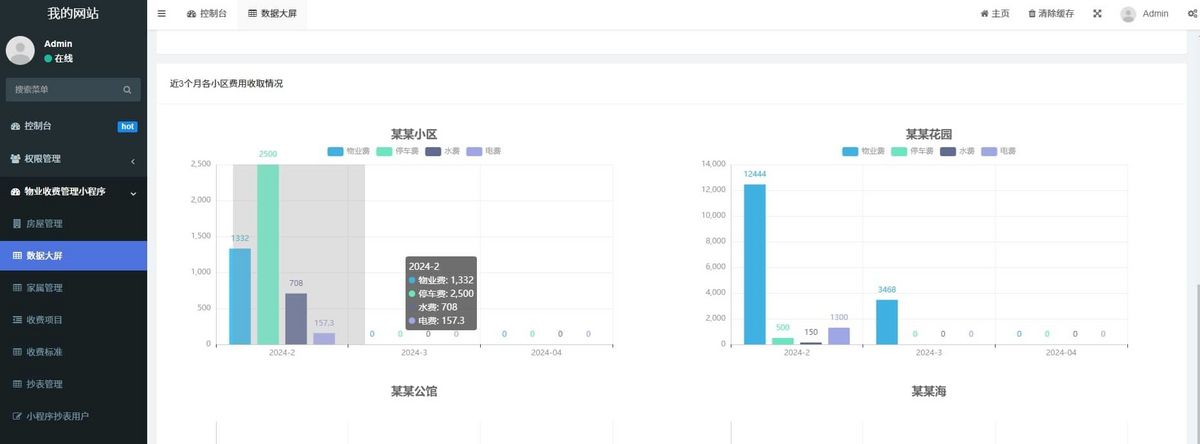 新版开源运营版物业收费管理小程序系统开发房产管理在线缴费多规格商城业主投票报修