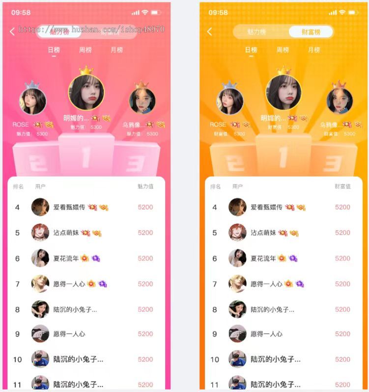 【语音APP】语音厅app源码交付,语音房App开发语聊房个播厅游戏房工会贵族主播打赏系