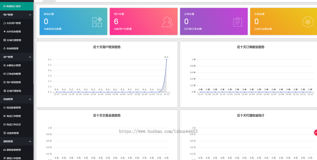 心理咨询小程序健康测试课程付费系统源码