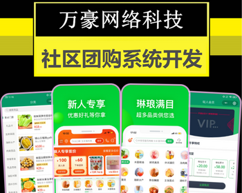 运营版社区团购系统开发拼团秒杀拼单生鲜蔬菜配送商城团长开团群接龙软件小程序源码h5