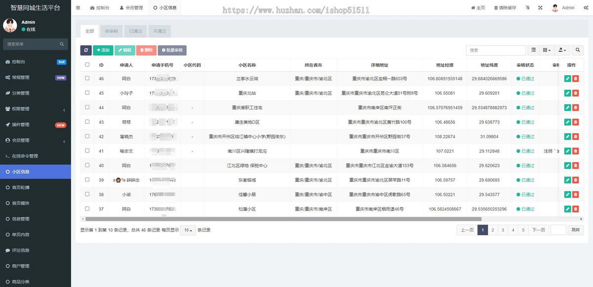 同城论坛发布社区系统源码 二手闲置 房屋出租 全开源