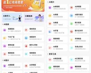 ai电商宝 ai视频 视频模仿换人模特带货视频试装复刻ai橱窗详情图 AI换装.照片高清 亲测