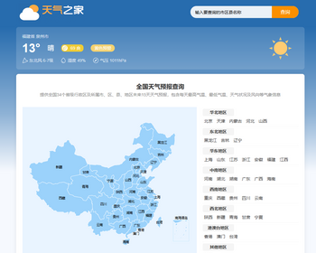 天气预报网站源码/帝国CMS7.5/自动采集/天气泛目录源码/开源无授