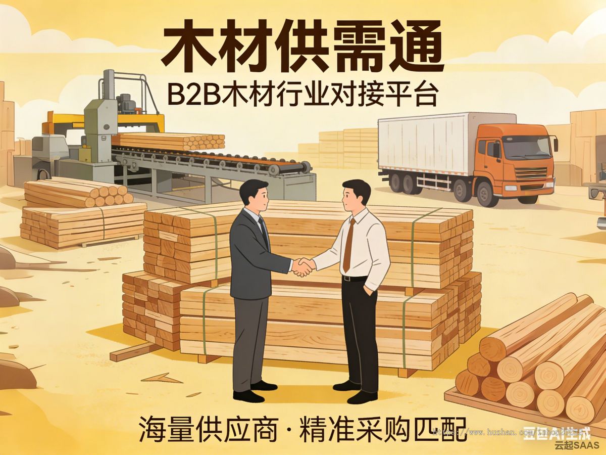B2B 木材行业供需对接平台微信小程序开源