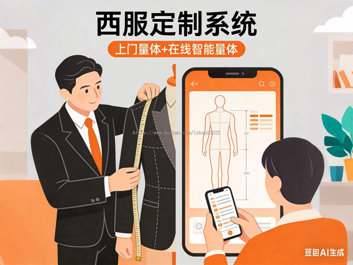 西服定制系统 | 上门量体+在线智能量体H5源码西服定制系统 | 上门量体+在线智能量体H5源码