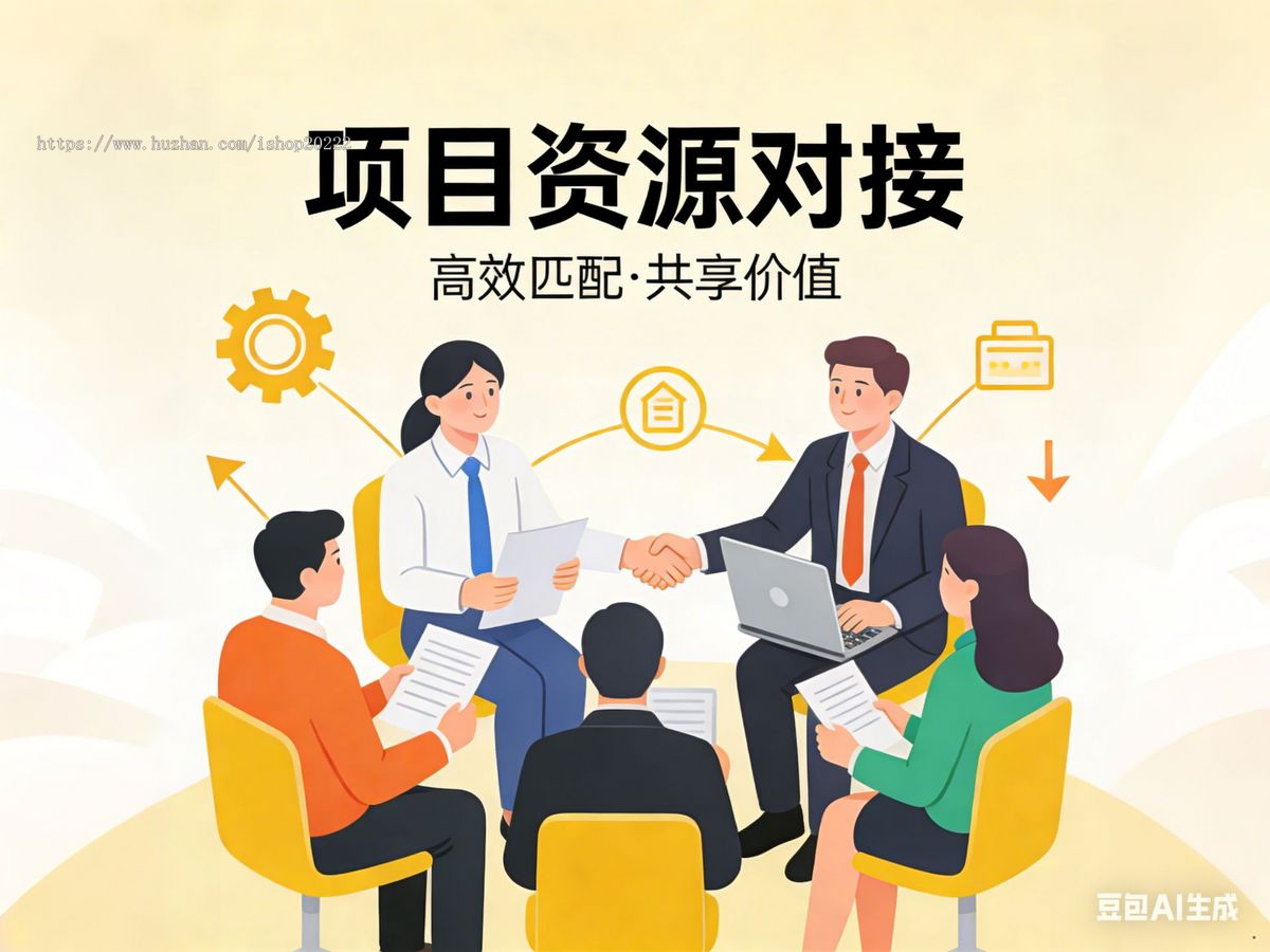 商务地推项目B2B资源对接合作发布平台小程序源码