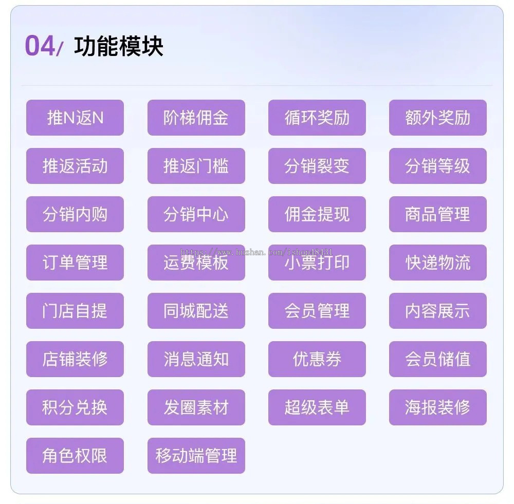第二世界推N返N分销商城小程序推三返一商城阶梯佣金循环奖励裂变同城配送积分兑换等