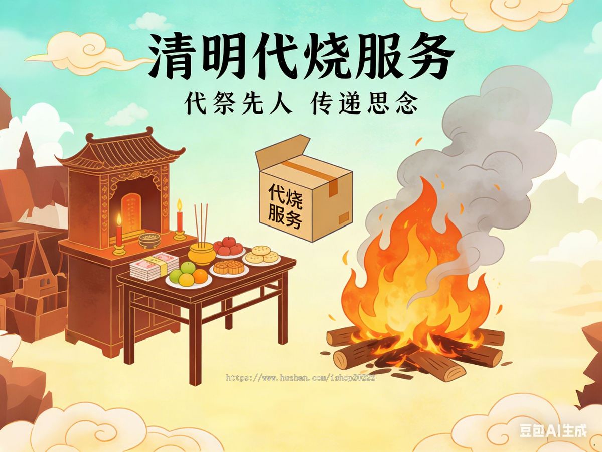 清明祭祖代烧服务平台源码 - 支持物料销售和代理加盟