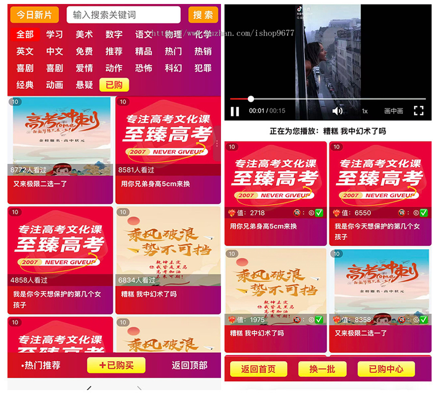 2026新版 视频知识付费打赏系统带支付/有代理