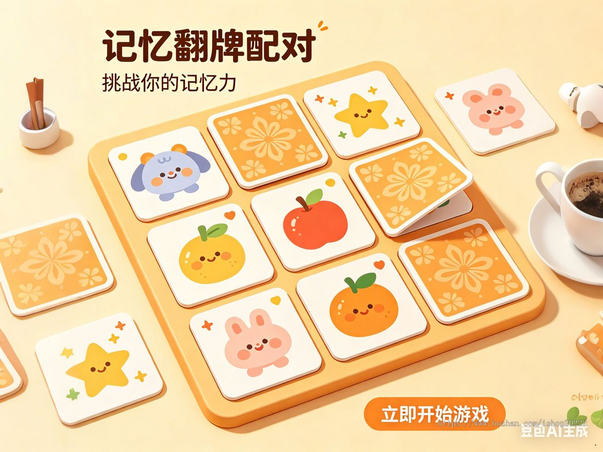 看激励广告联盟流量主|记忆翻牌配对游戏|uni-app多端源码H5/小程序/App|过关抽奖·