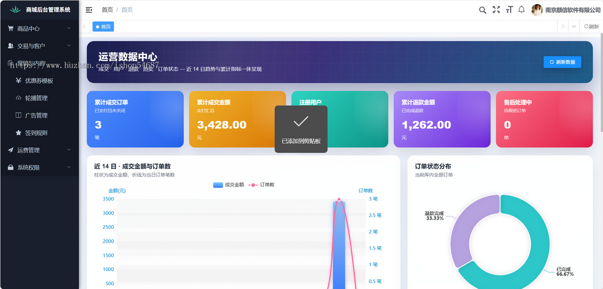 【全开源】Java单商户商城小程序H5系统源码