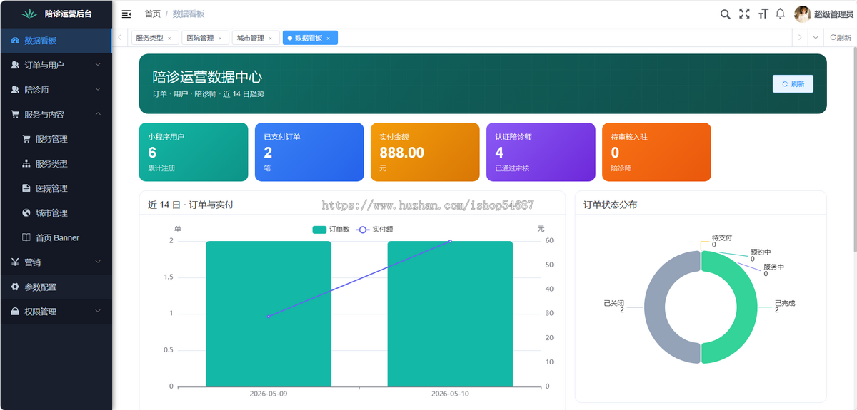 【全开源】Java陪诊陪护小程序H5系统源码
