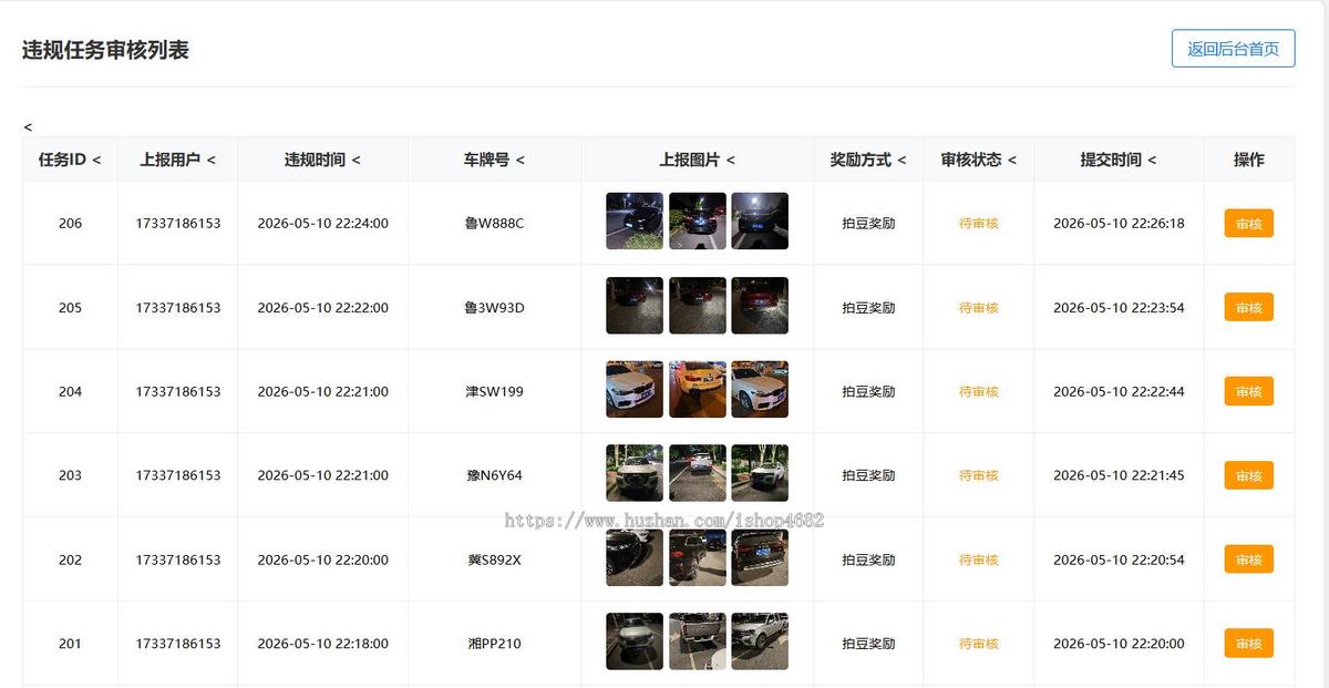 全国交通违章随手拍违停上报挂机系统文明举报停车管理平台带积分商城 完整可运营源码