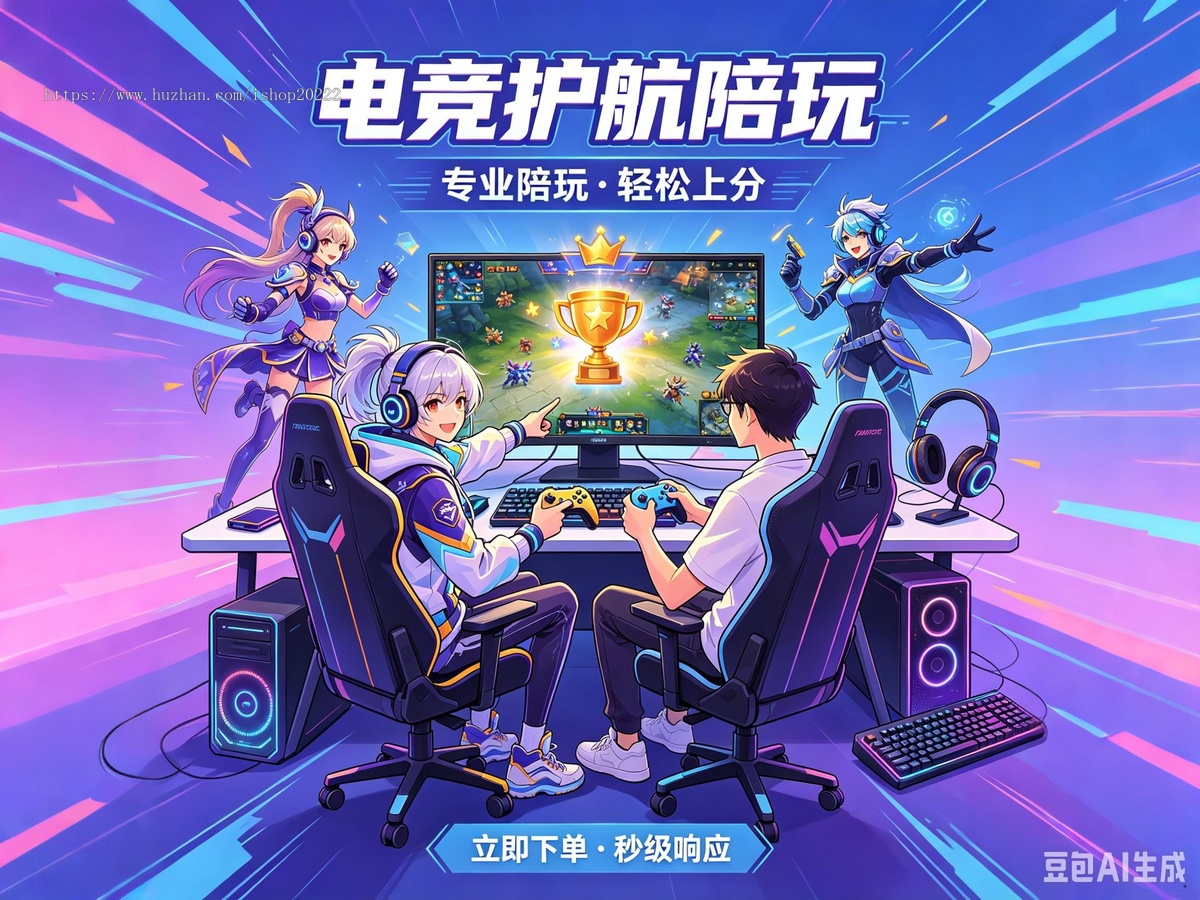 电竞护航陪w玩平台源码 - 游戏大神陪练订单管理系统